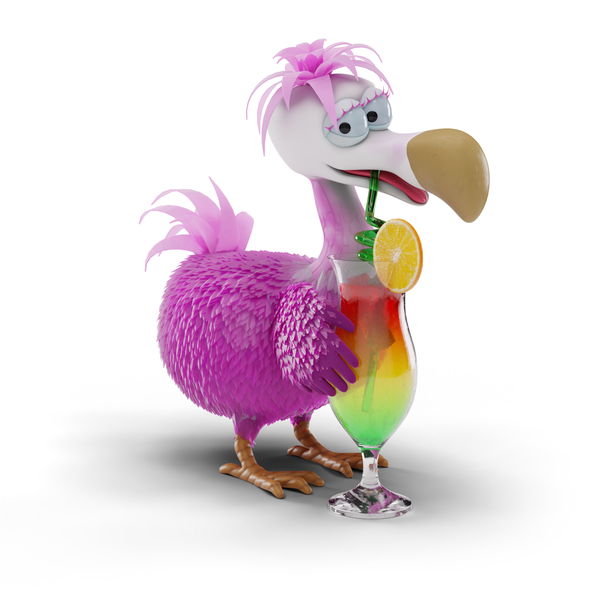 DFC-cocktail Dodo drinking cocktail